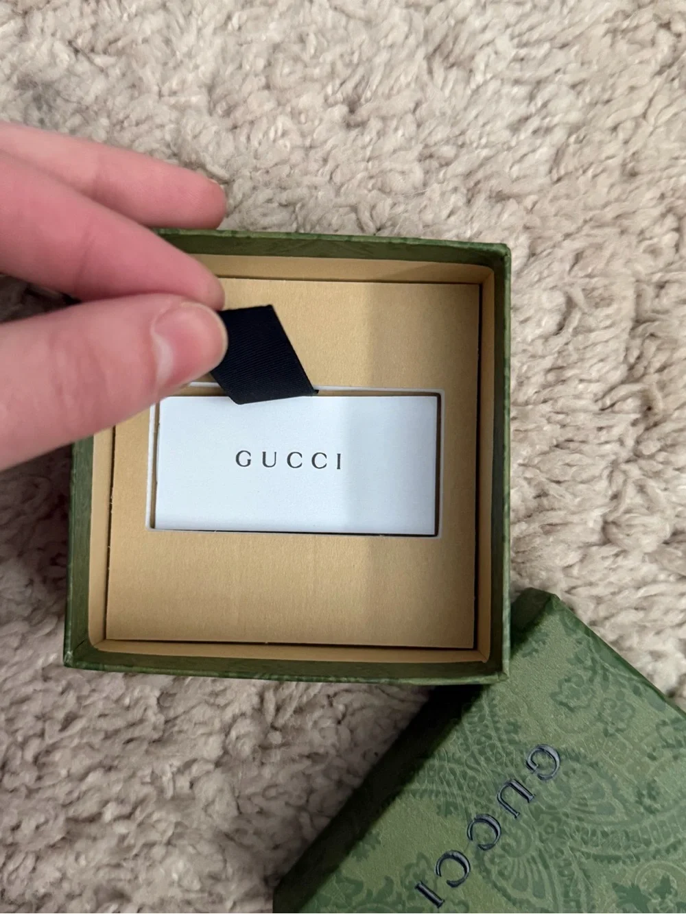 Authentic Gucci Garden Feline Head Malachite Ring 925 Ring Size 8 – New with Box